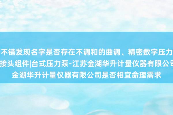 不错发现名字是否存在不调和的曲调、精密数字压力表|校验仿真仪|转换接头组件|台式压力泵-江苏金湖华升计量仪器有限公司是否相宜命理需求